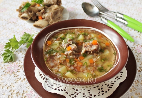 Рецепт гречневого супа с мясом