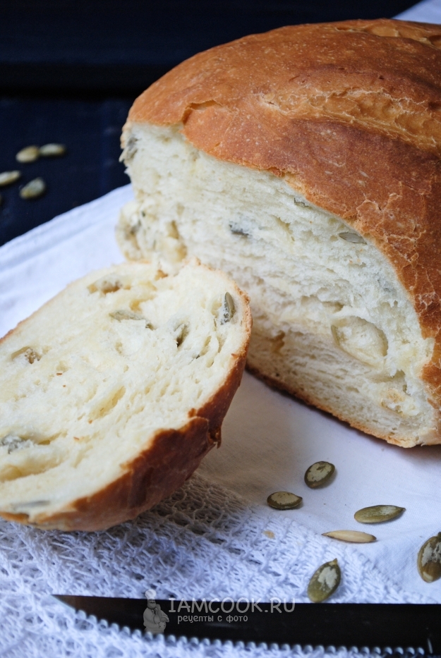 Рецепт хлеба с тыквенными семечками