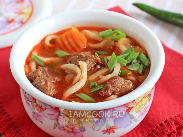 Суп кесме по-киргизски — рецепт с фото пошагово