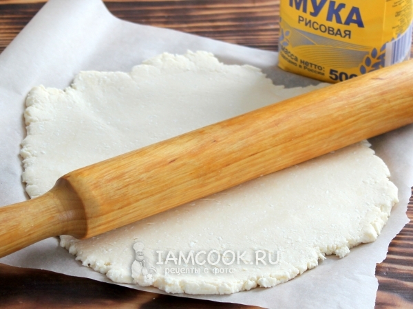 Творожное тесто пп с рисовой мукой — рецепт с фото пошагово