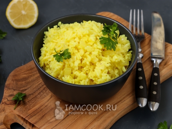 Рис с лимоном на сковороде — рецепт с фото пошагово