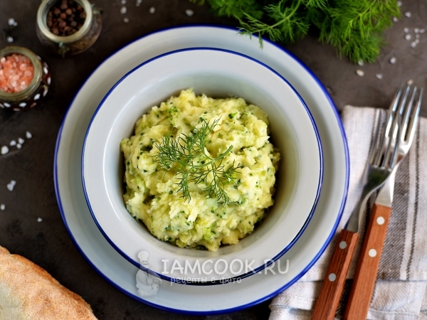 Пюре из картошки и брокколи — рецепт с фото пошагово