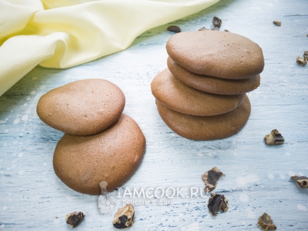 Шоколадное бисквитное печенье — рецепт с фото пошагово