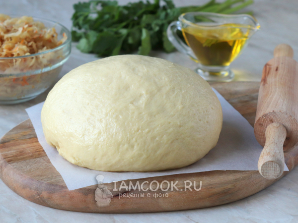 Тесто на ряженке для пирожков (дрожжевое) — рецепт с фото пошагово