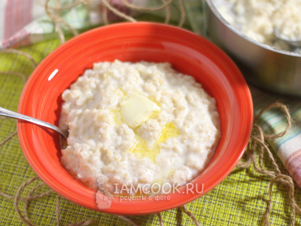 Каша из бурого риса на молоке — рецепт с фото пошагово