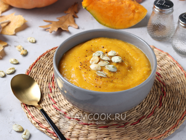 Суп-пюре из тыквы и брокколи — рецепт с фото пошагово