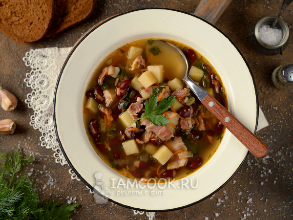 Суп «Фасолька» по-польски — рецепт с фото пошагово