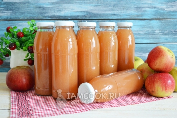 Фото яблочного сока на зиму в домашних условиях