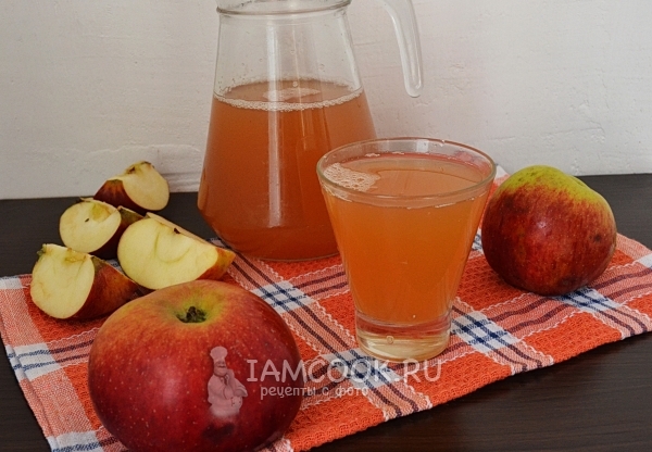 Фото яблочного сока без сахара на зиму