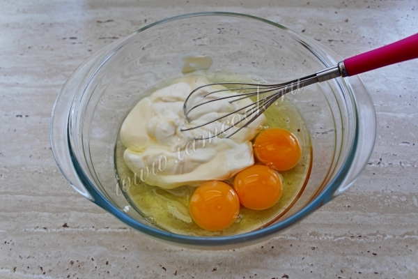Яйца с майонезом