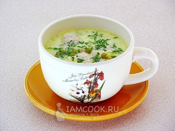 Зелень в супе