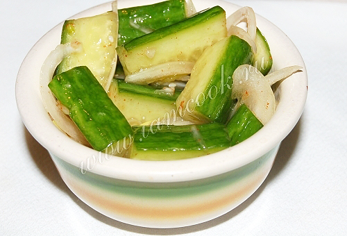 Китайский салат из огурцов