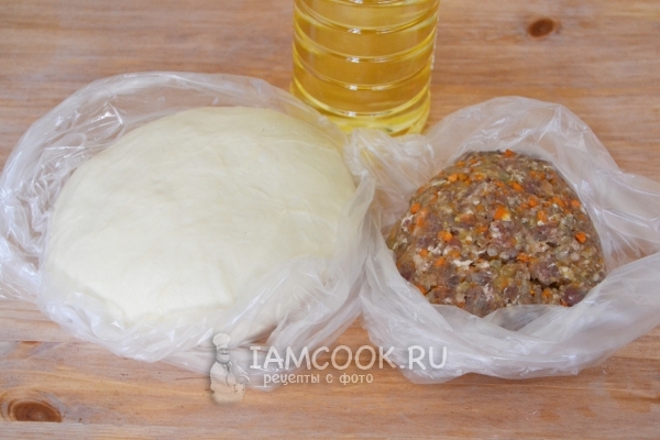 Ингредиенты для татарских беляшей с мясом