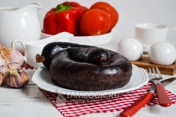 Рецепт украинской кровяной колбасы с гречневой кашей