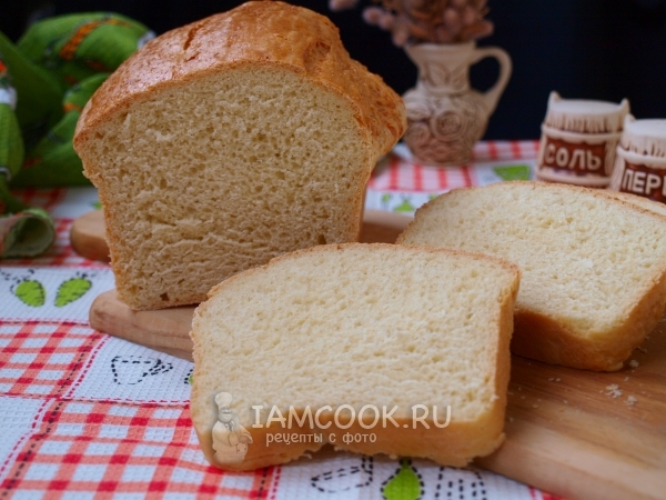 Вкусный хлеб на кефире на дрожжах