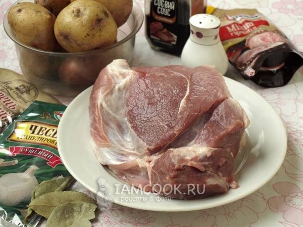 Как приготовить Лопатка свиная запеченная в духовке без кости рецепт пошагово