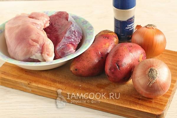 Татарский пирог (балиш) с мясом и картошкой