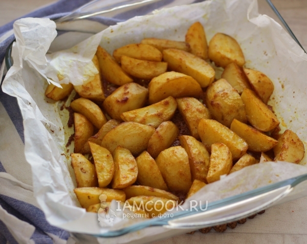 Запечь картофель в духовке