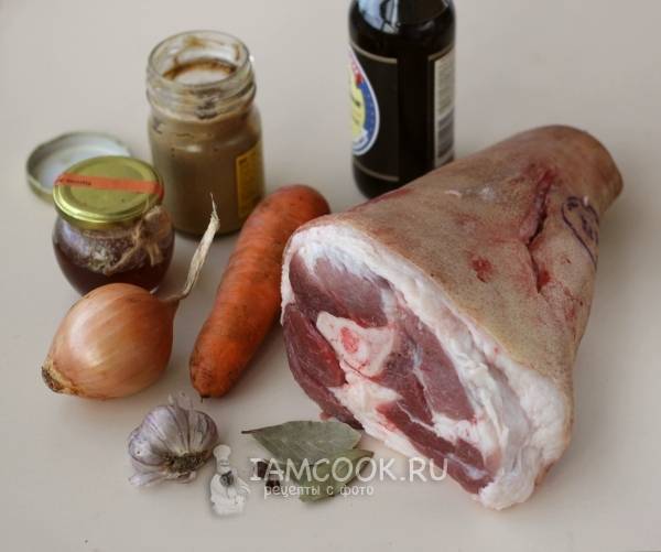 Свиная рулька с медово-горчичной корочкой - рецепт с фотографиями - Patee. Рецепты