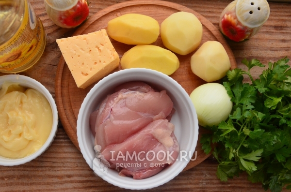 Курица Картошка Сыр С Фото
