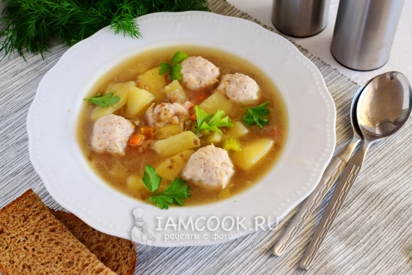 Рецепт гречневого супа с фрикадельками