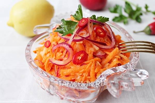 Салат из моркови и яблока — 39 рецептов с фото пошагово