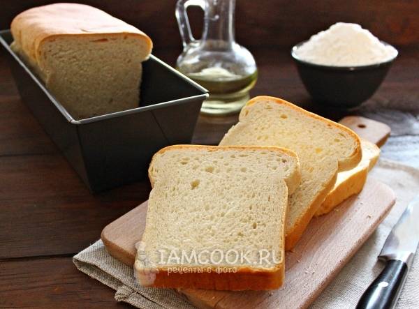 Простой рецепт вкусного белого хлеба с фото пошагово | Меню недели