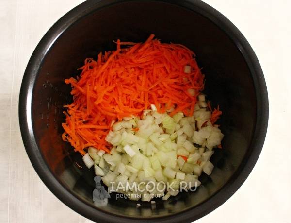 Гречневая каша с луком и морковью в мультиварке