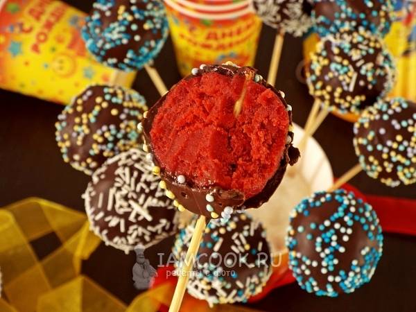 Кейк попсы (Cake pops). Рецепт с фото.