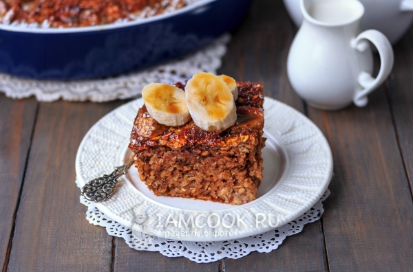 Рецепт геркулесовой каши в духовке
