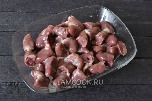 Куриные сердечки с гречкой в духовке — рецепт с фото пошагово