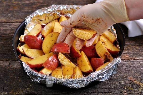Картошка по-деревенски с мясом - очень простой рецепт с пошаговыми фото