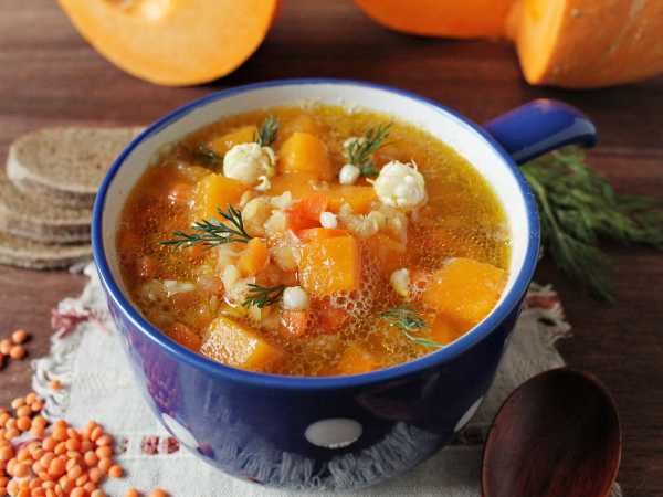 Рецепт крем-супа из тыквы со сливками