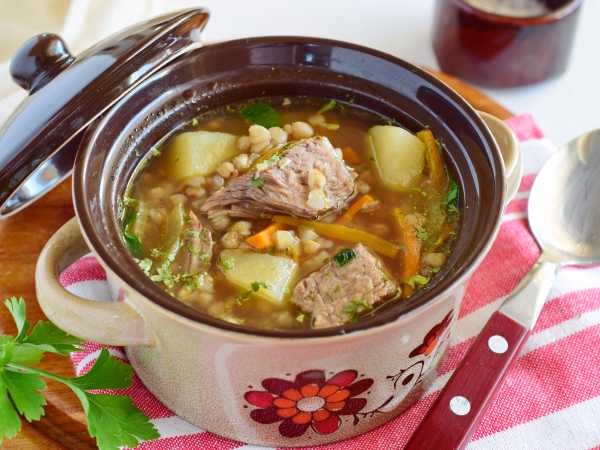 Гречневый суп с грибами и говядиной: простой рецепт для обеда