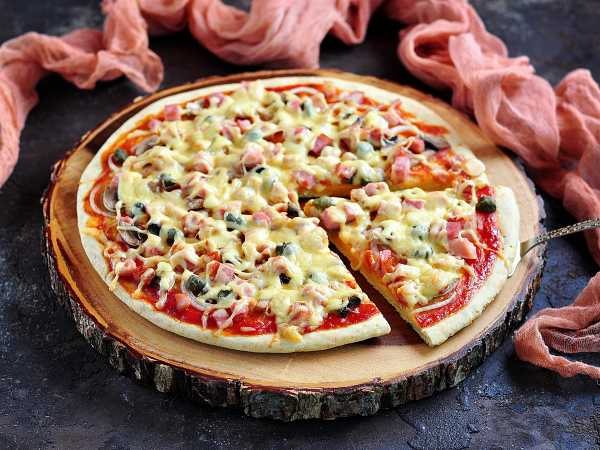 Тесто для пиццы без дрожжей - классический рецепт с пошаговыми фото