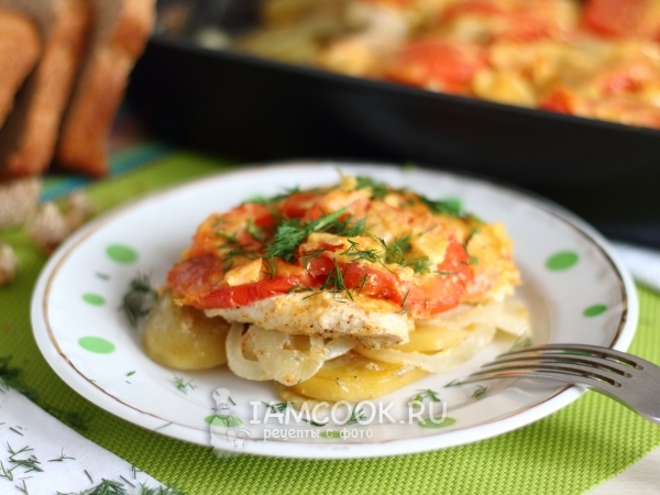 Куриное филе с сыром и помидорами в духовке - пошаговый рецепт с фото ( просмотра)