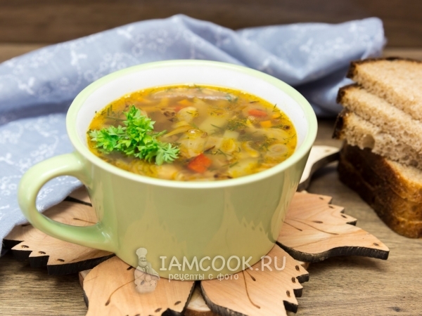 Гороховый суп-пюре без мяса