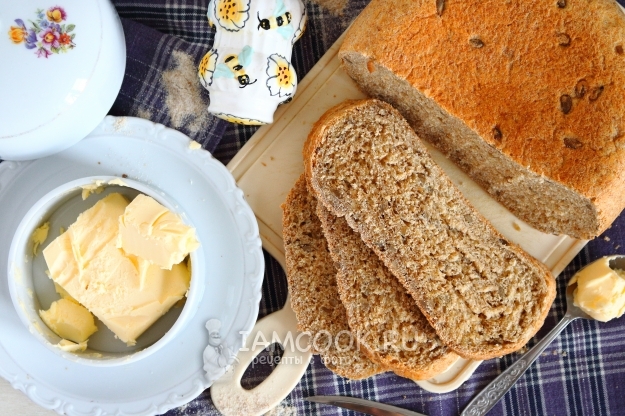 Рецепт цельнозернового хлеба в мультиварке