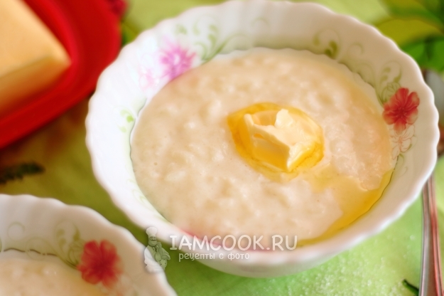 Рецепт молочной каши из риса и манки