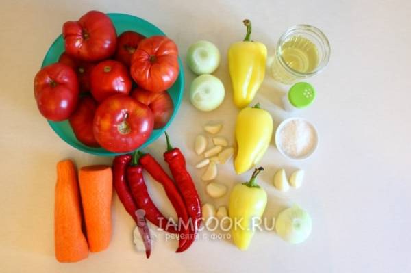 Острая закуска из помидоров - рецепта на зиму с пошаговыми фото