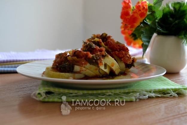 Рецепт тушеных кабачков с помидорами и чесноком