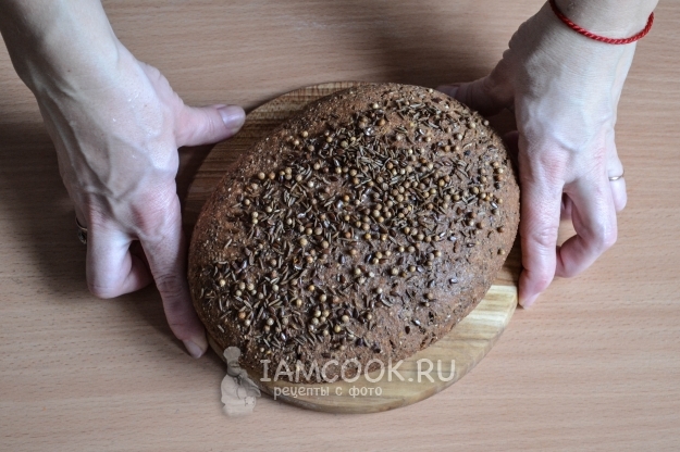 Готовый бездрожжевой хлеб в мультиварке