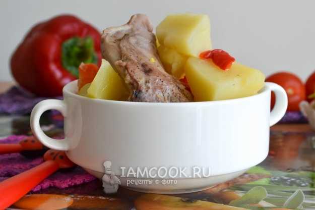 Кролик с картошкой в сметане в мультиварке рецепт пошаговый с фото - natali-fashion.ru