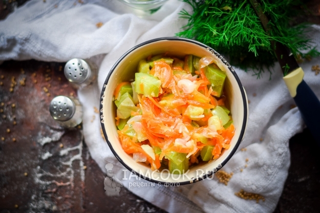 Фото кабачков с луком и морковью на зиму