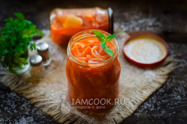 Рецепт лечо с морковью и томатной пастой на зиму