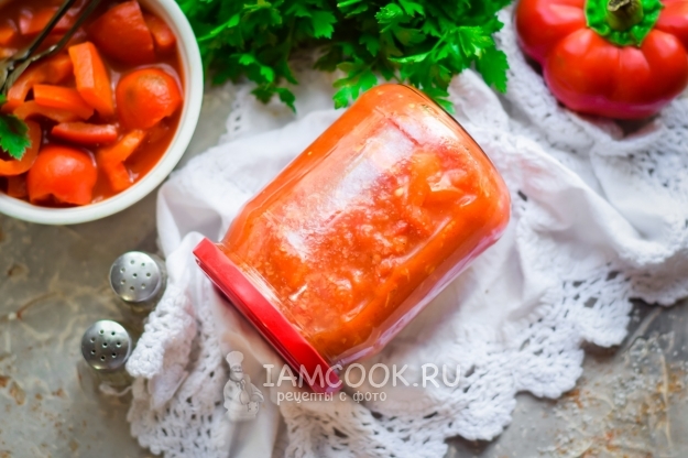 Рецепт лечо без моркови и лука