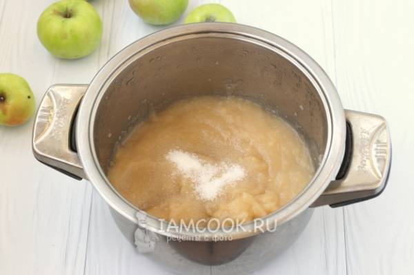 Пюре из яблок на зиму Пятиминутка — простой рецепт