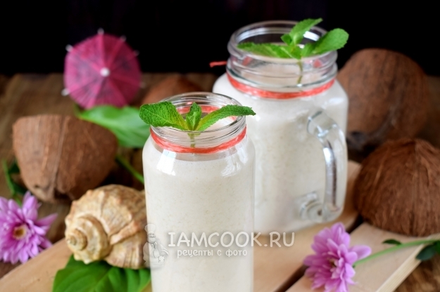 Рецепт тропического смузи с кокосовым молоком