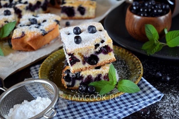 Рецепт финского пирога с черникой