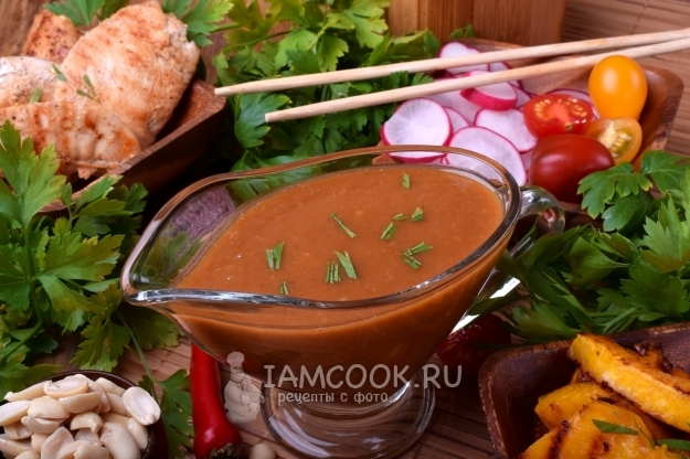 Фото тайского соуса из арахисового урбеча
